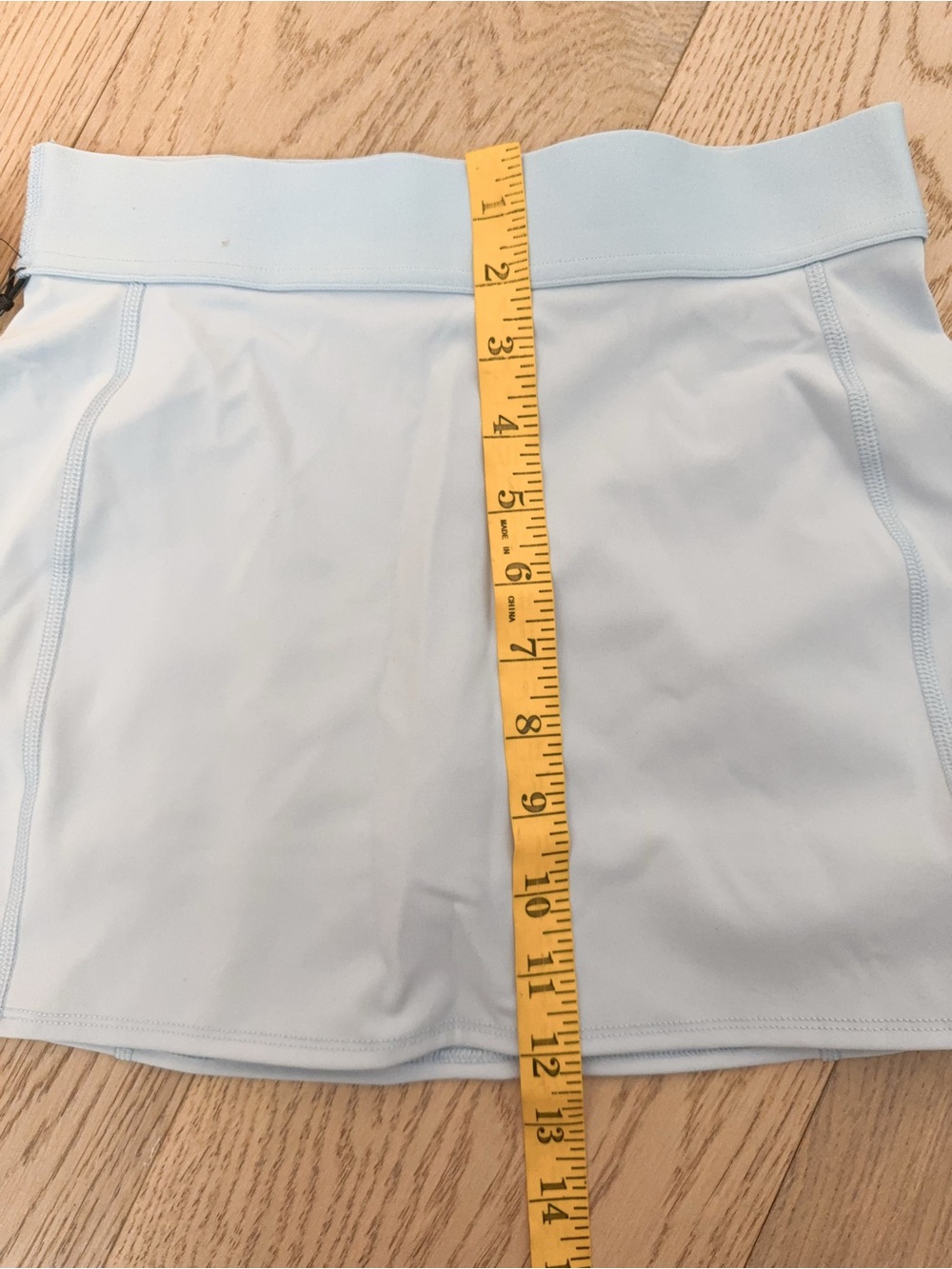 NWT 94581 Aritzia TNA court pastel blue Skirt skort XS - Picture 5 of 5